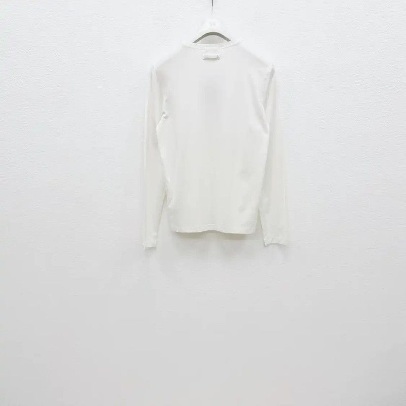 Prada Prada White Long Sleeve Men's T-Shirt Size US M / EU 48-50 / 2 - 4 Thumbnail