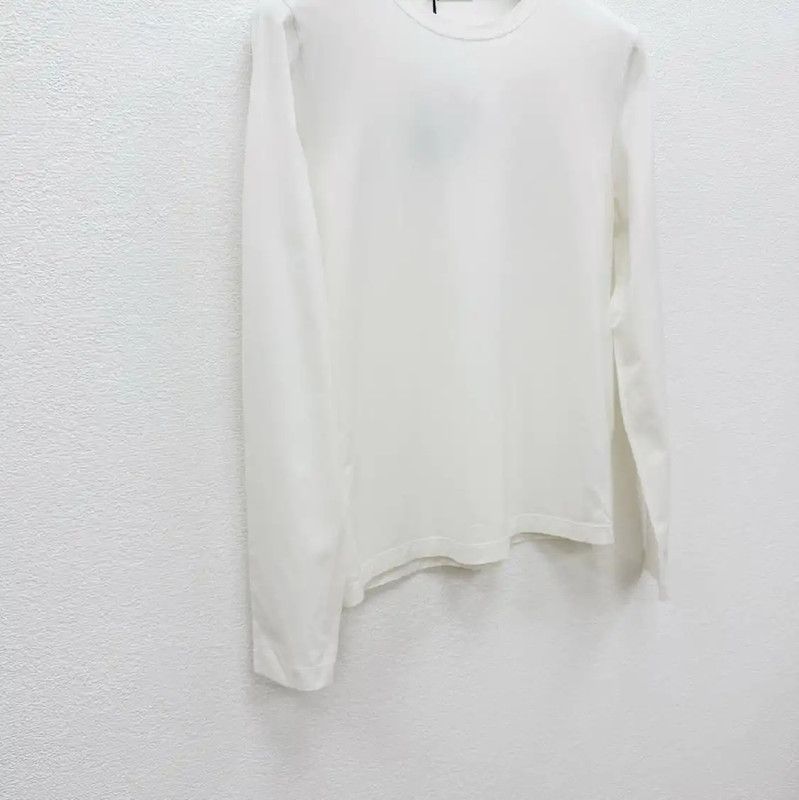Prada Prada White Long Sleeve Men's T-Shirt Size US M / EU 48-50 / 2 - 2 Thumbnail