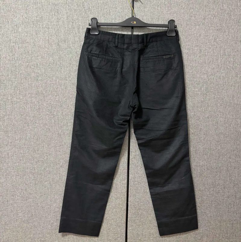 Prada Prada Black Cotton Embroidered Logo Casual Pants Size US 28 / EU 44 - 2 Thumbnail