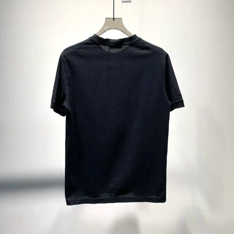 Prada Prada Black Cotton Men's T-Shirt Size US M / EU 48-50 / 2 - 8 Thumbnail