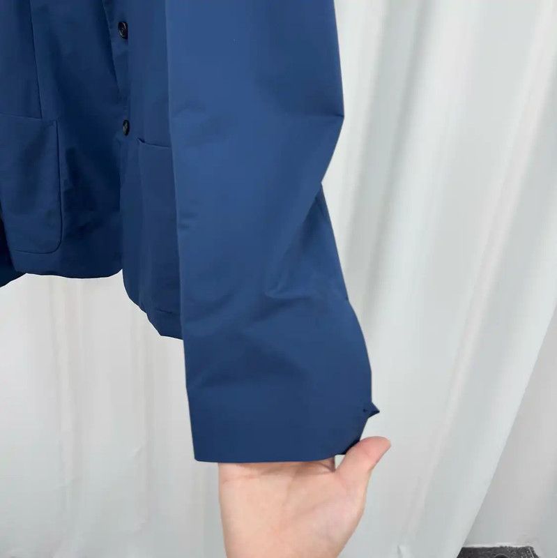 Prada Prada Men's Long Sleeve Blue Nylon Jacket Size US XL / EU 56 / 4 - 4 Thumbnail