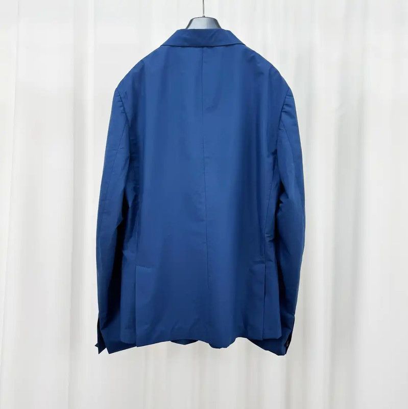Prada Prada Men's Long Sleeve Blue Nylon Jacket Size US XL / EU 56 / 4 - 2 Thumbnail