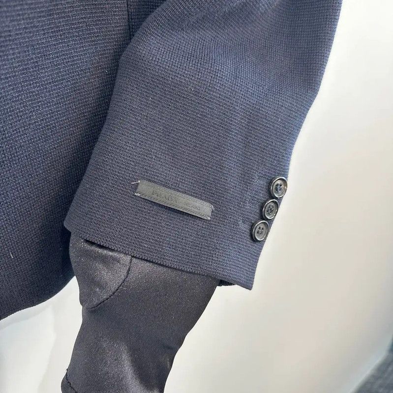Prada Prada Black Cotton Men's Blazer Size US L / EU 52-54 / 3 - 4 Thumbnail