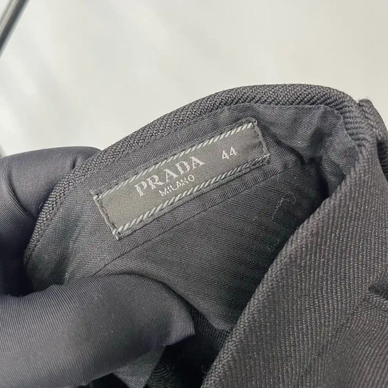 Prada Prada Black Polyester Casual Pants Size US 26 / EU 42 - 3 Thumbnail