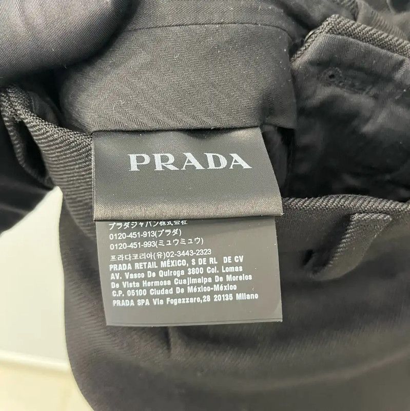 Prada Prada Black Polyester Casual Pants Size US 26 / EU 42 - 4 Thumbnail