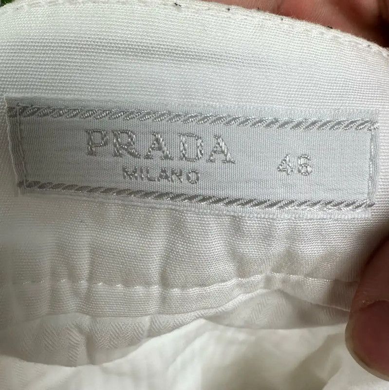 Prada Prada M Men's Summer White Shorts Size US 30 / EU 46 - 3 Thumbnail