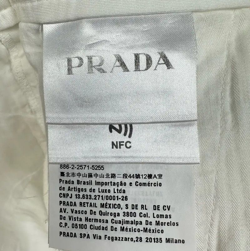 Prada Prada M Men's Summer White Shorts Size US 30 / EU 46 - 5 Thumbnail