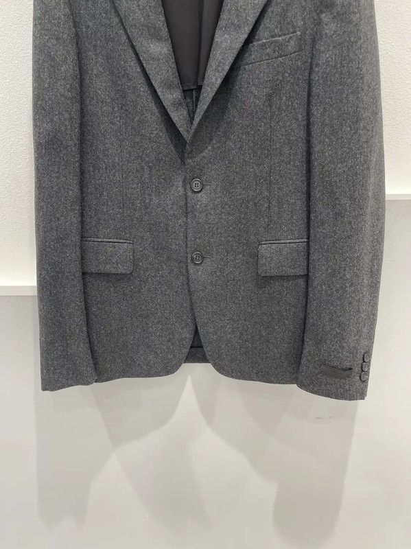 Prada Prada Men's Long Sleeve Gray Outerwear Size US M / EU 48-50 / 2 - 6 Thumbnail
