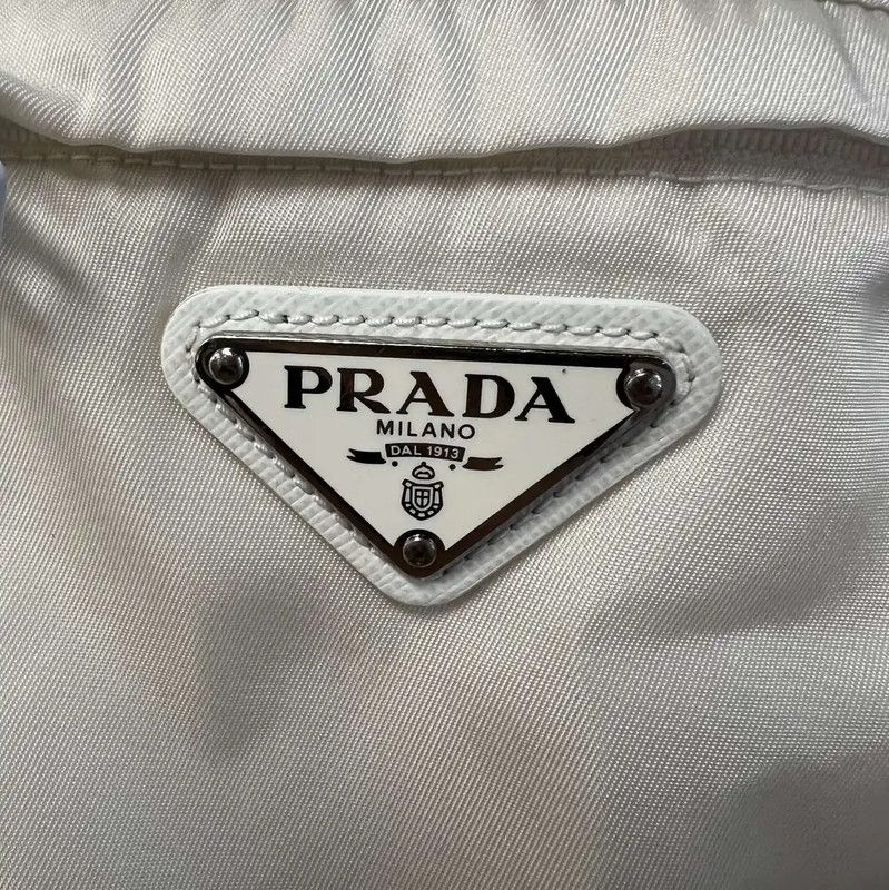 Prada Prada White Cotton Men's T-Shirt Size US S / EU 44-46 / 1 - 4 Thumbnail
