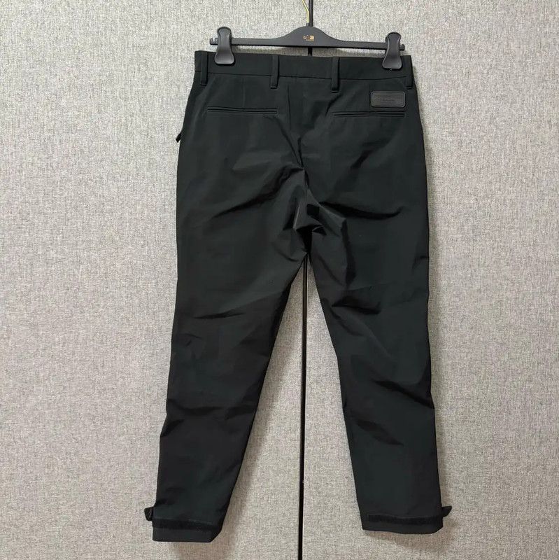 Prada Prada Black Embroidered Logo Casual Pants Size US 32 / EU 48 - 2 Thumbnail