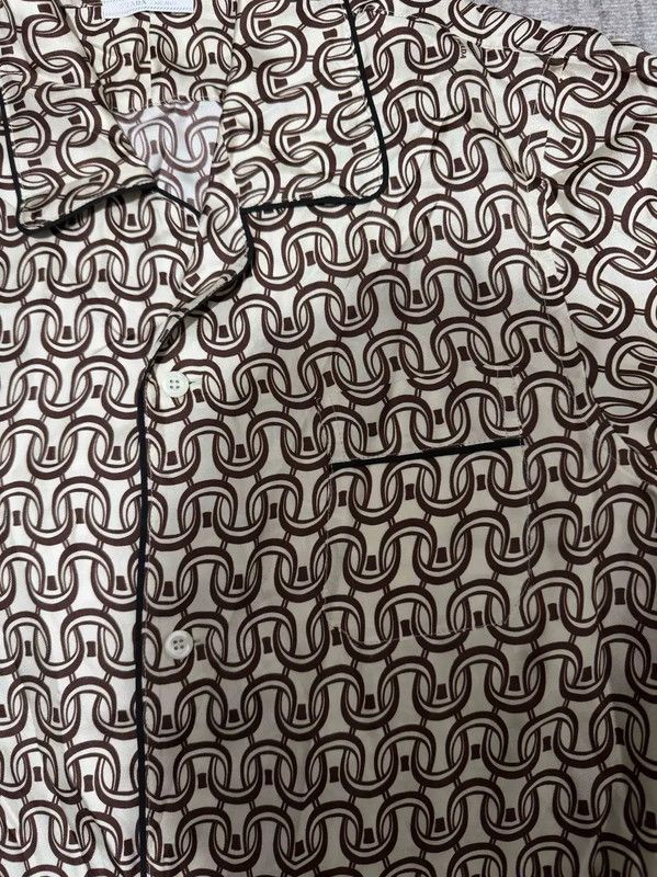 Prada Prada White Silk Printed Jacket Size US S / EU 44-46 / 1 - 6 Thumbnail