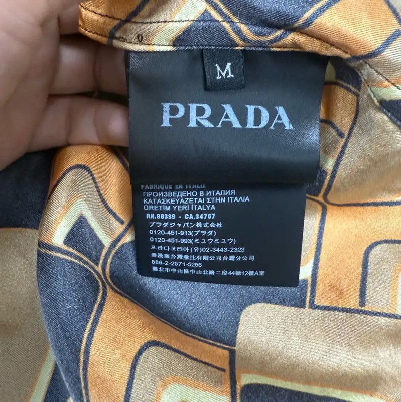 Prada Prada Colorful Men's Shirt in Polyester Blend Size US M / EU 48-50 / 2 - 3 Thumbnail