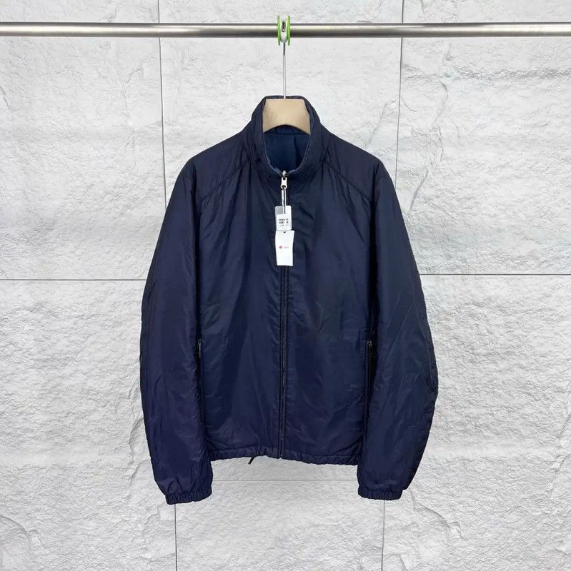 Prada Prada Navy Blue Cotton Men's Jacket Size US M / EU 48-50 / 2 - 3 Thumbnail