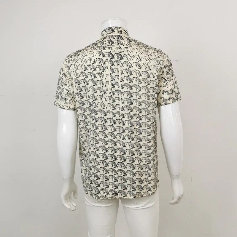 Prada Prada Logo Print Short Sleeve Shirt Size US M / EU 48-50 / 2 - 2 Thumbnail