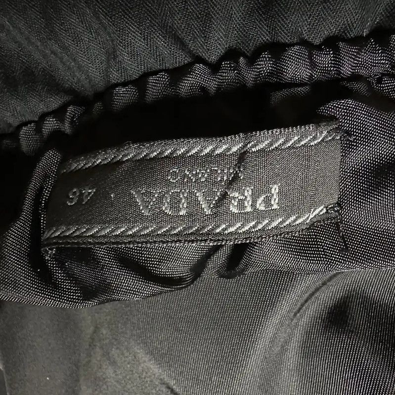 Prada Prada Black Nylon Casual Pants Size US 31 - 5 Thumbnail
