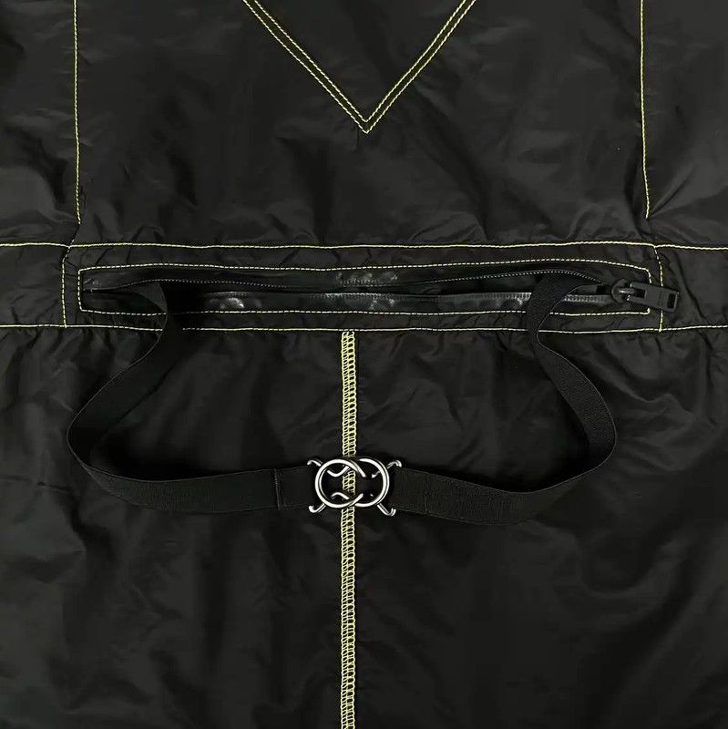 Prada Prada M Black Nylon Long Jacket for Men Size US M / EU 48-50 / 2 - 4 Thumbnail