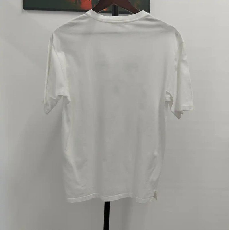Prada Prada White Cotton Short Sleeve T-Shirt Size US S / EU 44-46 / 1 - 2 Thumbnail