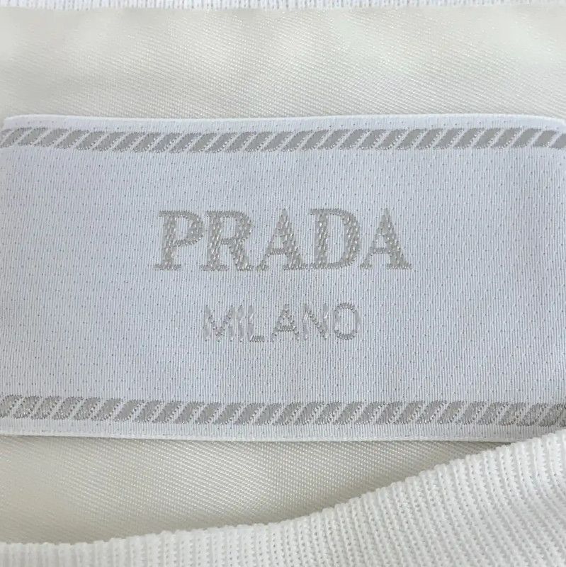Prada Prada White Men's T-Shirt Size L Size US L / EU 52-54 / 3 - 7 Thumbnail