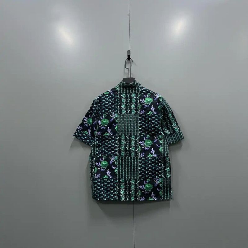 Prada Prada Colorful Cotton Short Sleeve Shirt Size US M / EU 48-50 / 2 - 3 Thumbnail