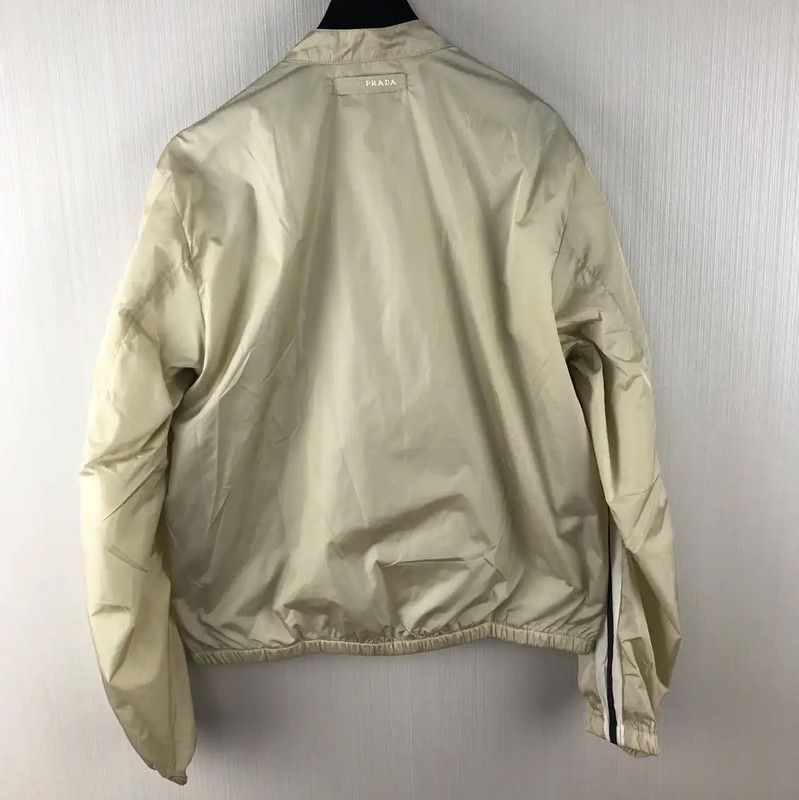 Prada Prada Lightweight Nylon Jacket in Soft Yellow Size US XL / EU 56 / 4 - 2 Thumbnail