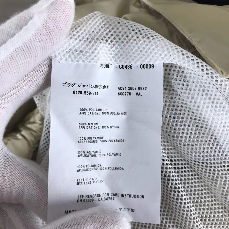 Prada Prada Lightweight Nylon Jacket in Soft Yellow Size US XL / EU 56 / 4 - 4 Thumbnail