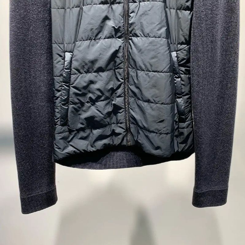 Prada Prada Navy Cotton Men's Down Jacket Size US M / EU 48-50 / 2 - 4 Thumbnail