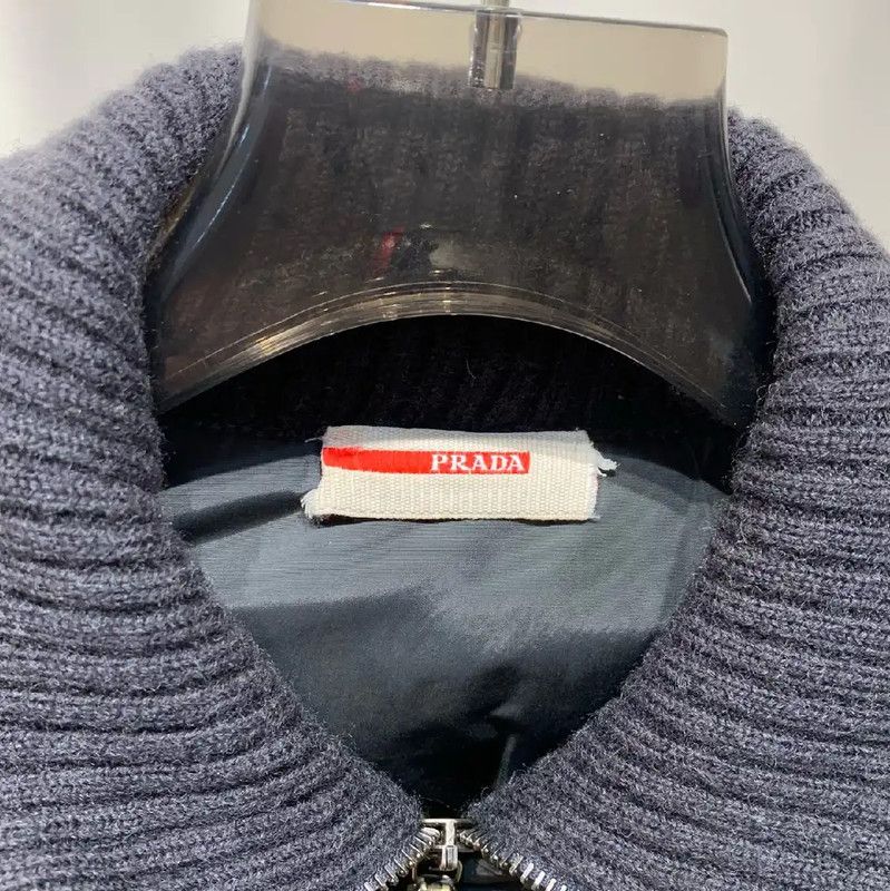 Prada Prada Men's Black Nylon Down Jacket Size US M / EU 48-50 / 2 - 3 Thumbnail