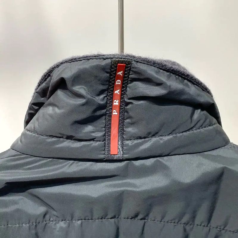 Prada Prada Men's Black Nylon Down Jacket Size US M / EU 48-50 / 2 - 4 Thumbnail