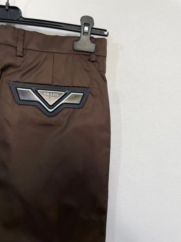 Prada Prada Brown Casual Men's Pants Size US 26 / EU 42 - 5 Thumbnail