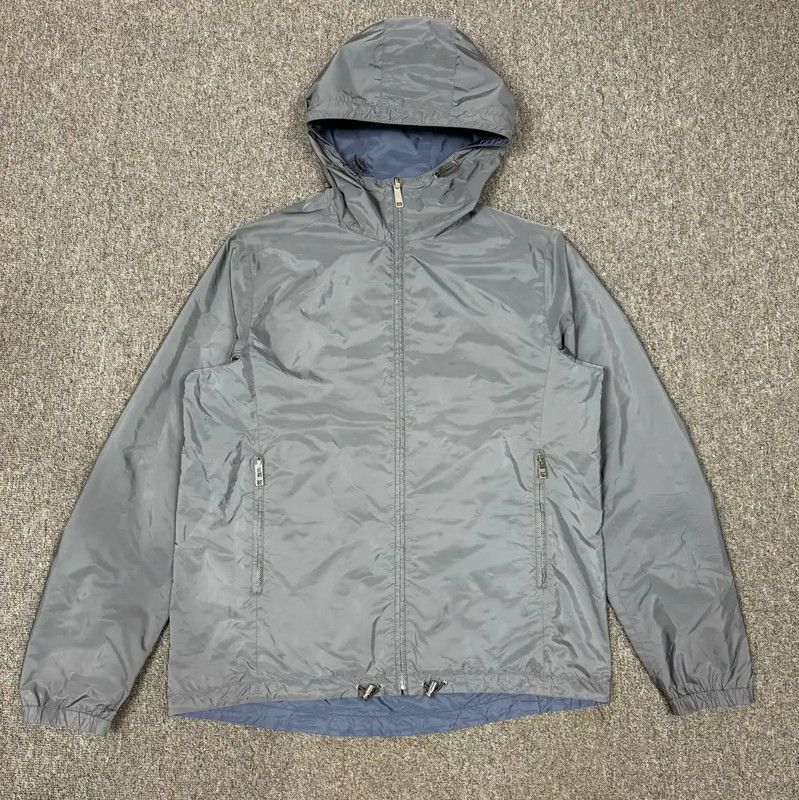 Prada Prada Men's Blue Nylon Jacket Size US L / EU 52-54 / 3 - 2 Thumbnail