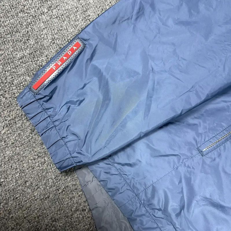 Prada Prada Men's Blue Nylon Jacket Size US L / EU 52-54 / 3 - 3 Thumbnail