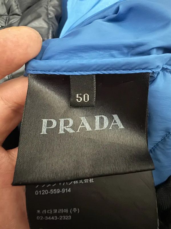 Prada Prada Men's Black Quilted Down Jacket Size US L / EU 52-54 / 3 - 4 Thumbnail