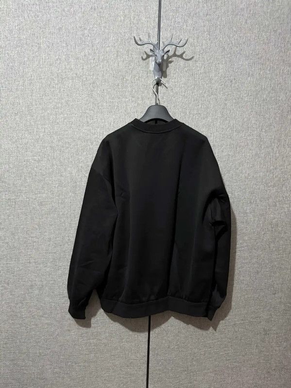 Prada Prada Embroidered Logo Black Sweatshirt Size US S / EU 44-46 / 1 - 3 Thumbnail