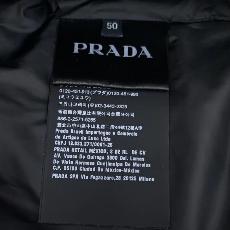 Prada Prada Black Men's Outerwear Size L Size US L / EU 52-54 / 3 - 6 Thumbnail