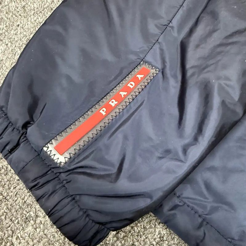 Prada Prada Blue Polyester Men's Jacket Size US L / EU 52-54 / 3 - 3 Thumbnail