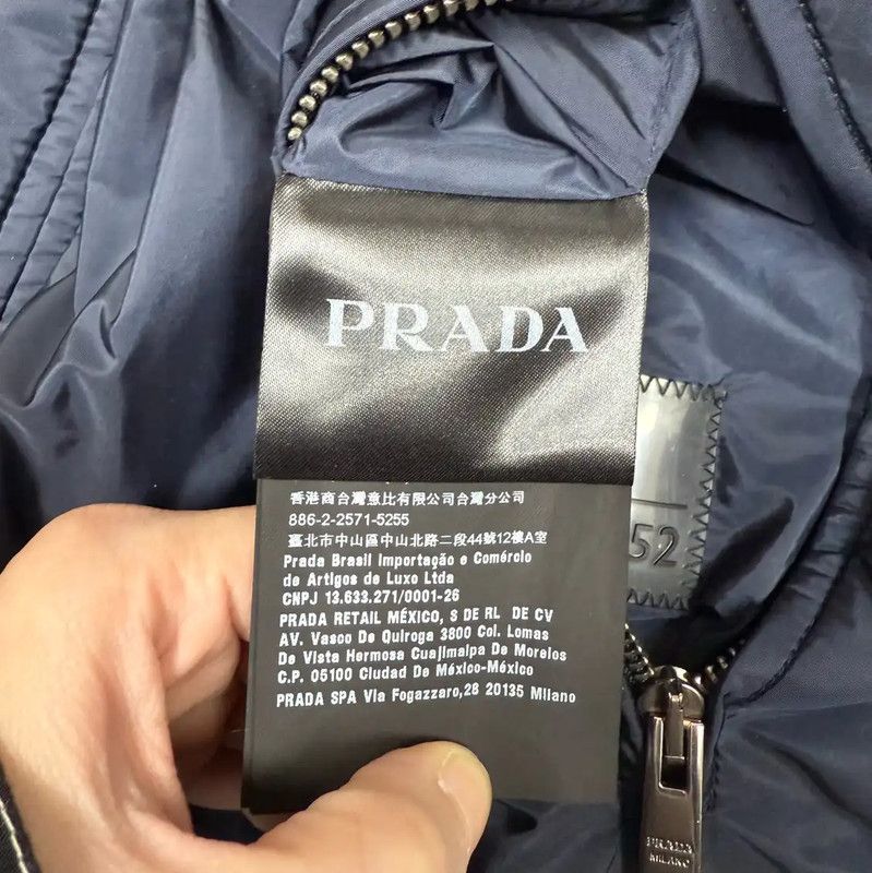 Prada Prada Blue Polyester Men's Jacket Size US L / EU 52-54 / 3 - 4 Thumbnail