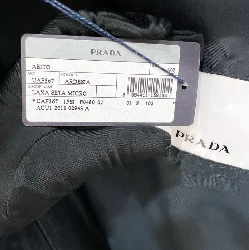 Prada Prada Black Wool Short Jacket for Men Size US L / EU 52-54 / 3 - 6 Thumbnail