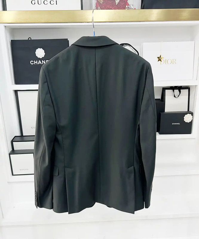 Prada Prada Black Wool Short Jacket for Men Size US L / EU 52-54 / 3 - 4 Thumbnail