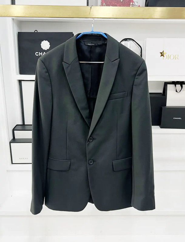 Prada Prada Black Wool Short Jacket for Men Size US L / EU 52-54 / 3 - 3 Thumbnail