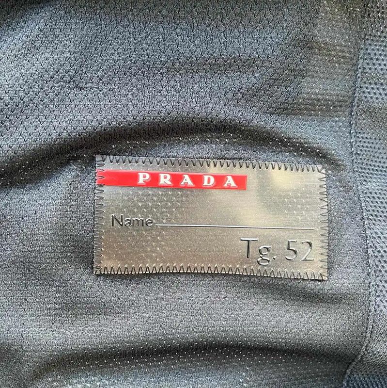 Prada Prada Black Cotton Sports Jacket for Men Size US S / EU 44-46 / 1 - 3 Thumbnail