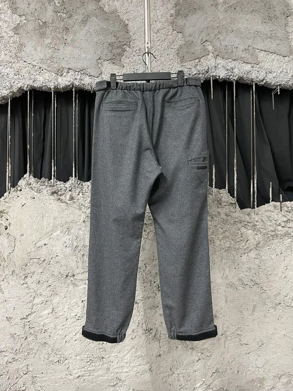 Prada Prada Gray Wool Men's Casual Pants Size US 32 / EU 48 - 2 Thumbnail