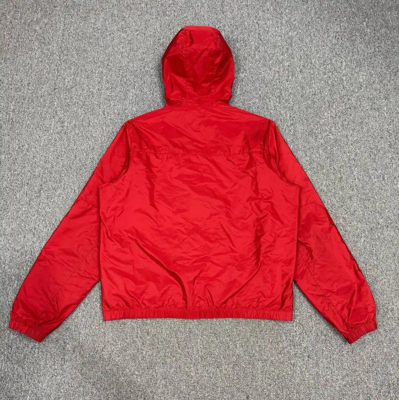 Prada Prada Red Nylon Hooded Jacket for Men Size US XL / EU 56 / 4 - 2 Thumbnail