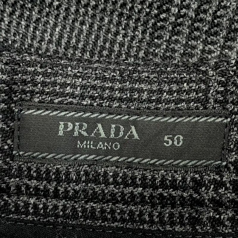 Prada Prada Men's Casual Wool Pants in Dark Gray Size US 32 / EU 48 - 6 Thumbnail