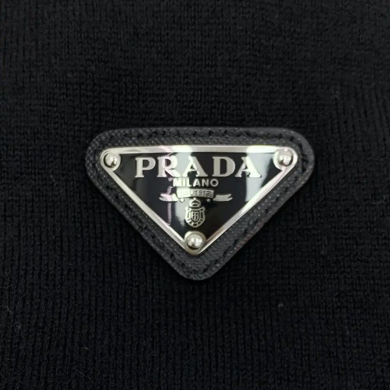Prada Prada Men's Black Wool Zipper Jacket Size US M / EU 48-50 / 2 - 5 Thumbnail