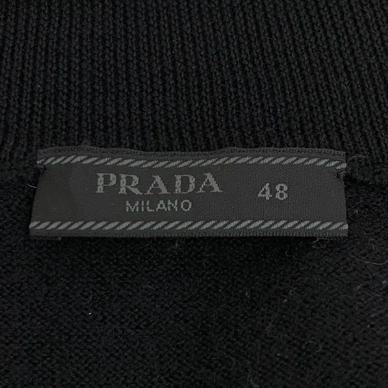 Prada Prada Men's Black Wool Zipper Jacket Size US M / EU 48-50 / 2 - 6 Thumbnail