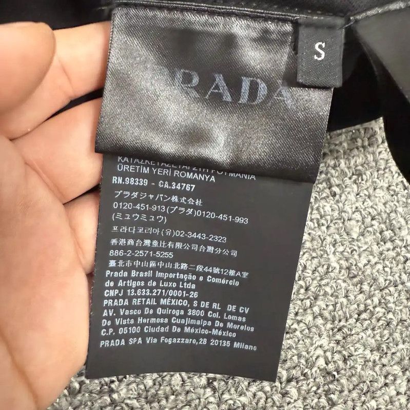 Prada Prada Black Cotton Men's Polo Shirt Size US S / EU 44-46 / 1 - 4 Thumbnail