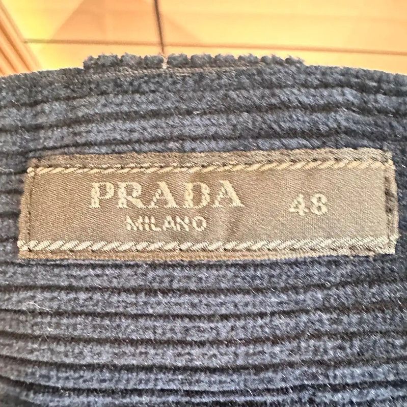 Prada Prada Men's Navy Cotton Shorts Size US 34 / EU 50 - 4 Thumbnail