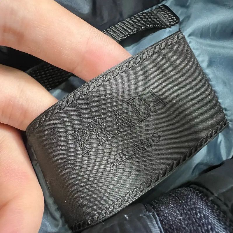 Prada Prada Black Men's Down Jacket Size L Size US L / EU 52-54 / 3 - 4 Thumbnail