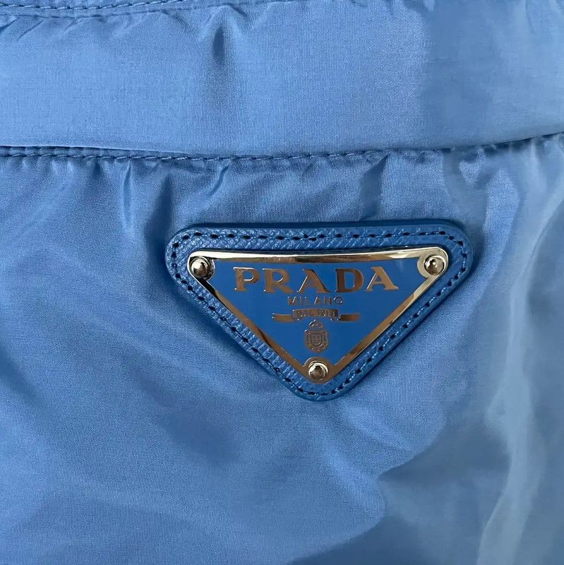 Prada Prada Blue Men's Down Jacket for Spring/Fall Size US M / EU 48-50 / 2 - 3 Thumbnail