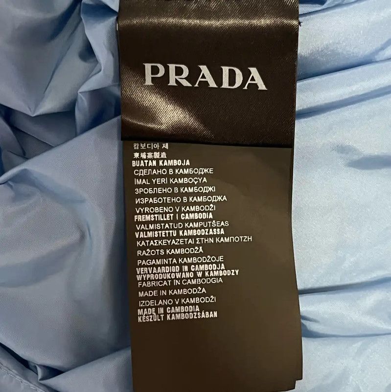 Prada Prada Blue Men's Down Jacket for Spring/Fall Size US M / EU 48-50 / 2 - 5 Thumbnail